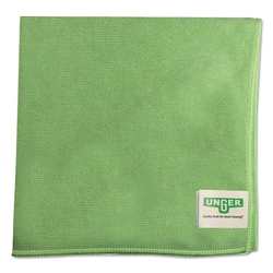 Essendant Unger SmartColor MicroWipes  Microfiber  16x15  Green  10/Pack