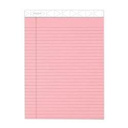 Essendant TOPS Prism plus  Colored Writing Pads  Wide/Legal Rule  50 Pastel Pink 8 5x11 75 Sheets  12/Pack