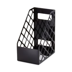 Essendant&nbsp;Universal Recycled Plastic Large Magazine File  6 25x9 5x11 88  Black