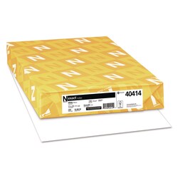Essendant&nbsp;Neenah Paper Exact Index Card Stock  92 Bright  110 lb Index Weight  11x17  White  250/Pack