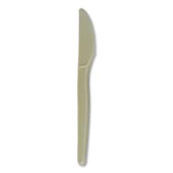 Essendant&nbsp;WNA EcoSense Renewable Plant Starch Cutlery  Knife  Plastic  Cream  50/Pack