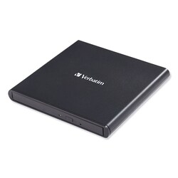 Essendant Verbatim External Slimline CD/DVD Writer  8X DVD Write Speed/24X CD Write Speed