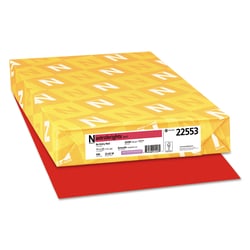 Essendant&nbsp;Astrobrights Color Paper  24 lb Bond Weight  11x17  Re-Entry Red  500/Ream