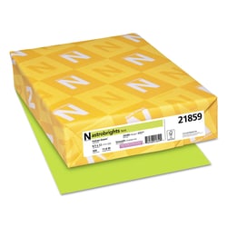 Essendant&nbsp;Astrobrights Color Paper  24 lb Bond Weight  8 5x11  Vulcan Green  500/Ream