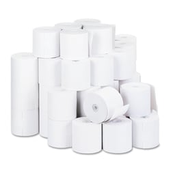 Essendant&nbsp;Universal Impact and Inkjet Print Bond Paper Rolls  0 5 Core  2 75x190 ft  White  50/Carton