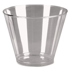 Essendant&nbsp;WNA Comet Plastic Tumblers  Squat  9 oz  Clear  500/Carton