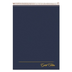 Essendant&nbsp;Ampad Gold Fibre Wirebound Project Notes Pad  Project-Management Format  Navy Cover  70 White 8 5x11 75 Sheets