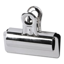 Essendant&nbsp;Universal Bulldog Clips  Large  Nickel  12/Pack