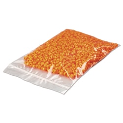 Essendant&nbsp;Universal Reclosable Poly Bags  Zipper-Style Closure  2 mil  6x6  Clear  1 000/Carton
