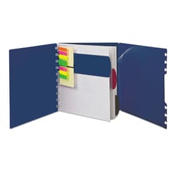 Essendant&nbsp;Ampad Versa Crossover Notebook  3-Subject  Wide/Legal Rule  Navy Cover  (60) 11x8 5 Sheets