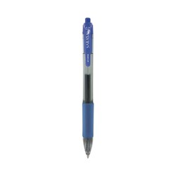 Essendant&nbsp;Zebra Sarasa Dry Gel X20 Gel Pen  Retractable  Medium 0 7 mm  Blue Ink  Clear/Blue Barrel  36/Pack