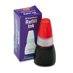 Essendant&nbsp;Xstamper Refill Ink for Xstamper Stamps  10 mL Bottle  Red