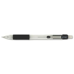Essendant&nbsp;Zebra Z-Grip Mechanical Pencil  0 7 mm  HB (2)  Black Lead  Clear/Black Barrel  Dozen