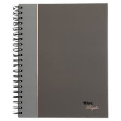Essendant&nbsp;TOPS Royale Wirebound Business Notebooks  1-Subject  Medium/College Rule  Black/Gray Cover  (96) 10 5x8 Sheets