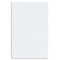 Essendant&nbsp;Ampad Quadrille Pads  Quadrille Rule (4 sq/in)  50 White (Standard 15 lb Bond) 11x17 Sheets
