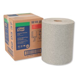 Essendant&nbsp;Tork Industrial Cleaning Cloths  1-Ply  12 6x10  Gray  500 Wipes/Roll