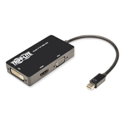 Essendant Tripp Lite by Eaton Keyspan Mini DisplayPort to VGA/DVI/HDMI All-in-One Adapter/Converter  Thunderbolt 1 and 2  6