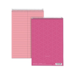 Essendant TOPS Prism Steno Pads  Gregg Rule  Pink Cover  80 Pink 6x9 Sheets  4/Pack