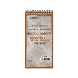Essendant&nbsp;TOPS Second Nature Recycled Notepads  Gregg Rule  Randomly Assorted Cover Colors  70 White 4x8 Sheets
