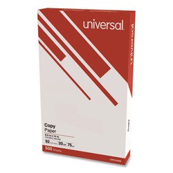 Essendant&nbsp;Universal Legal Size Copy Paper  92 Bright  20 lb Bond Weight  8 5x14  White  500 Sheets/Ream