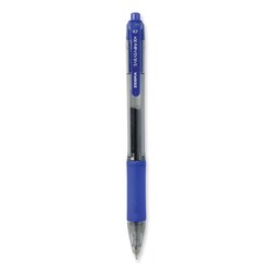 Essendant&nbsp;Zebra Sarasa Dry Gel X20 Gel Pen  Retractable  Medium 0 7 mm  Blue Ink  Clear/Blue Barrel  12/Pack