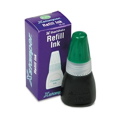 Essendant&nbsp;Xstamper Refill Ink for Xstamper Stamps  10 mL Bottle  Green