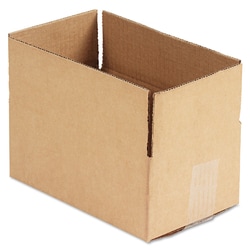 Essendant&nbsp;Universal Fixed-Depth Corrugated Shipping Boxes  Regular Slotted Container (RSC)  6x10x4  Brown Kraft  25/Bundle