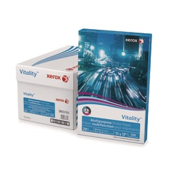 Essendant&nbsp;xerox Vitality Multipurpose Print Paper  92 Bright  20 lb Bond Weight  11x17  White  500/Ream