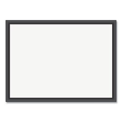 Essendant&nbsp;U Brands Magnetic Dry Erase Board with Wood Frame  24x18 (Actual Size- 23x17)  White Surface  Black Wood Frame