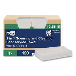 Essendant&nbsp;Tork 2 in 1 Wiper  1-Ply  13x21  White  120/Carton