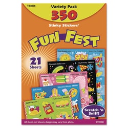 Essendant&nbsp;TREND Stinky Stickers Variety Pack  Mixed Shapes  Assorted Colors  350/Pack