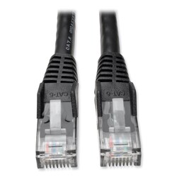 Essendant&nbsp;Tripp Lite by Eaton CAT6 Gigabit Snagless Molded Patch Cable  1 ft  Black
