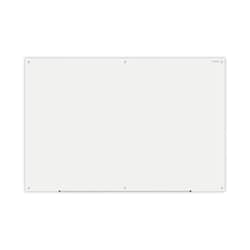 Essendant&nbsp;Universal Frameless Glass Marker Board  72x48  White Surface