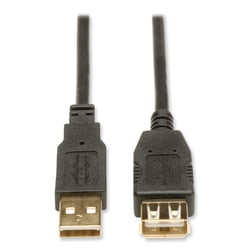 Essendant Tripp Lite by Eaton USB 2 0 A Extension Cable  6 ft  Black