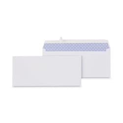 Essendant&nbsp;Universal Peel Seal Strip Security Tint Business Envelope  10  Square Flap  Self-Adhesive Closure  4 13x9 5  White  100/Box