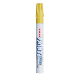 Essendant&nbsp;uni-Paint Permanent Marker  Medium Bullet Tip  Yellow