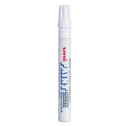 Essendant&nbsp;uni-Paint Permanent Marker  Medium Bullet Tip  White
