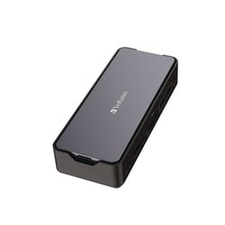 Essendant Verbatim USB-C Pro Docking Station 15-in-1 256GB Vi3000 SSD  Audio/DisplayPort/HDMI/Micro SD/RJ45/SD/USB-A/USB-C  Gray