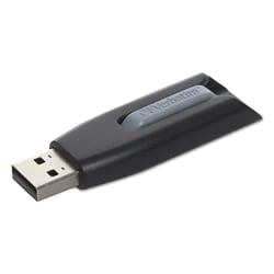 Essendant&nbsp;Verbatim Store  n  Go V3 USB 3 0 Drive  256 GB  Black/Gray