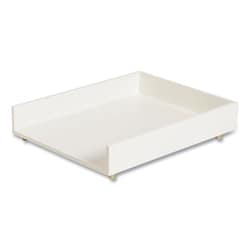 Essendant&nbsp;U Brands Juliet Paper Tray  1 Section  Holds 11x8 5 Files  10x12 25x2 5  White