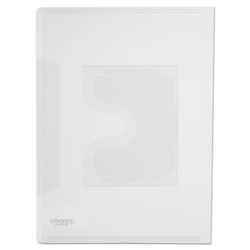 Essendant&nbsp;Universal Transparent Deluxe Locking Project Files with CD-ROM Holder  Letter Size  Clear  25/Pack