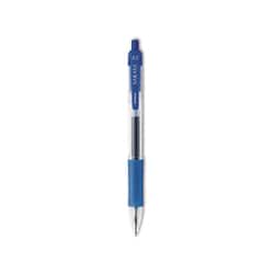 Essendant&nbsp;Zebra Sarasa Dry Gel X20 Gel Pen  Retractable  Fine 0 5 mm  Blue Ink  Clear/Blue Barrel  12/Pack