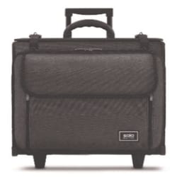 Essendant Solo Morgan Recycled Rolling Catalog Case  Fits Devices Up to 17 3  18 13x7 13x13 5  Black/Gray