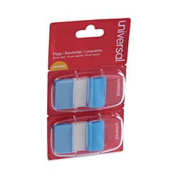 Essendant&nbsp;Universal Page Flags  Blue  50 Flags/Dispenser  2 Dispensers/Pack