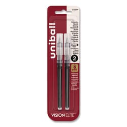 Essendant&nbsp;uniball Refill for Vision Elite Roller Ball Pens  Bold Conical Tip  Black Ink  2/Pack
