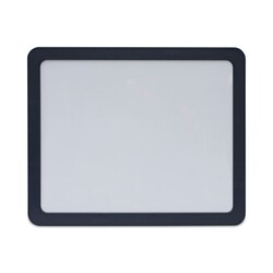 Essendant&nbsp;Universal Recycled Cubicle Dry Erase Board  15 88x12 88  White Surface  Charcoal Gray Plastic Frame