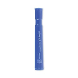 Essendant&nbsp;Universal Chisel Tip Permanent Marker  Broad Chisel Tip  Blue  Dozen