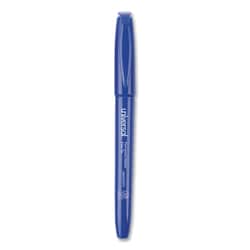 Essendant&nbsp;Universal Pen-Style Permanent Marker  Fine Bullet Tip  Blue  Dozen