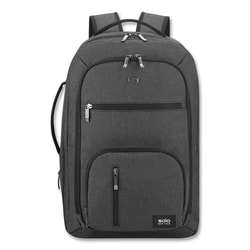 Essendant Solo Grand Travel TSA Backpack  17 3  11 88x7x19  Dark Gray