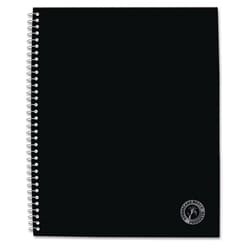 Essendant&nbsp;Universal Deluxe Sugarcane Based Notebooks  1-Subject  Medium/College Rule  Black Coated-Bagasse Cover  (100) 11x8 5 Sheets